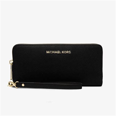 michael kors continental wallet outlet|michael kors leather continental wristlet.